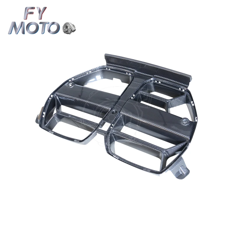 Carbon Fiber M PERFORMANCE for BMW M3 M4 G80 G82 Grill Front Bumper ST Style 2020-2024