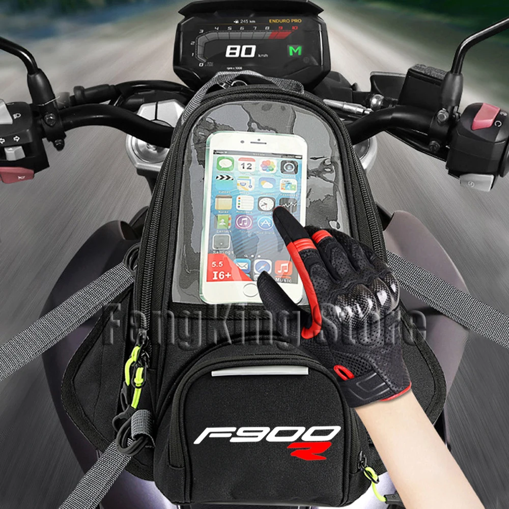 Motorcycle Magnetic Bag Riding Bag Navigation Fuel Tank Bag Large Screen For BMW F900R F900 R F 900R