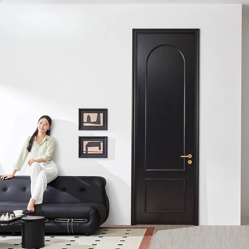 

TATA Wooden Door Solid Wood Door Interior Bedroom Room Invisible Set