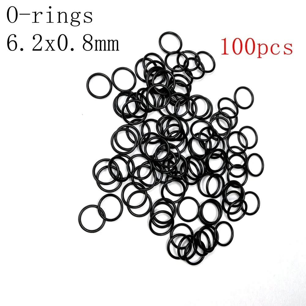 100pcs Good Quality O-rings 6.2x0.8mm 6.2*0.8mm For handpiece repair