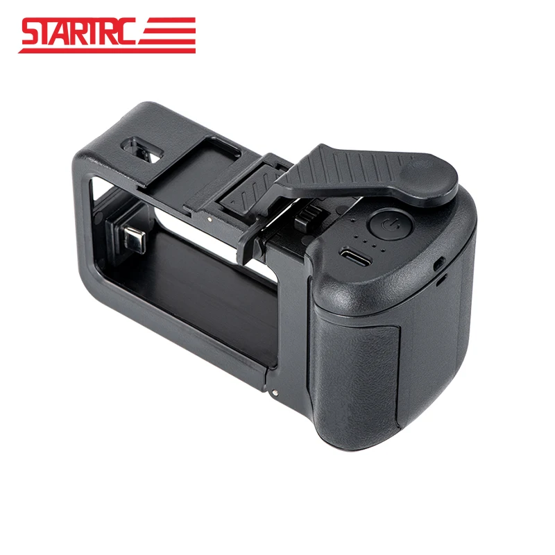 

STARTRC 3 in 1 Extension Battery Grip For DJI Action 5 Pro 4 3 Camera Photography Street Handle Set Expansion Frame Rabbit Cage
