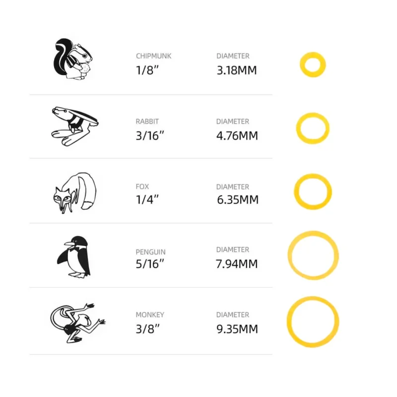 VV Dental 1Box Rubber Bands Orthodontic Ligation O-Ring Orthodontics Braces Elastics Animal Traction Rings