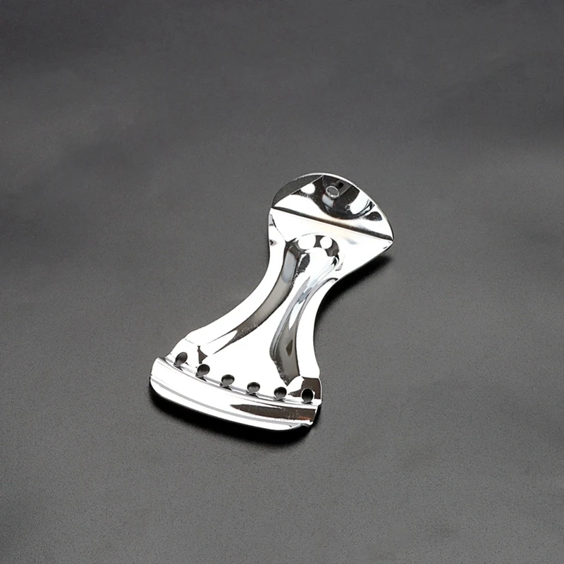 Zinc Alloy Tailpiece Durable Tailpiece Tailpiece 6 String For Dobro Style For Resonator Guitar Chrome