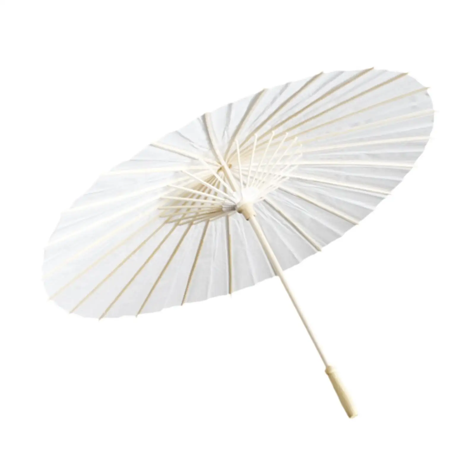 

Белый бумажный зонт «сделай сам», живопись, китайский японский маленький художественный танец, 23,6 дюйма