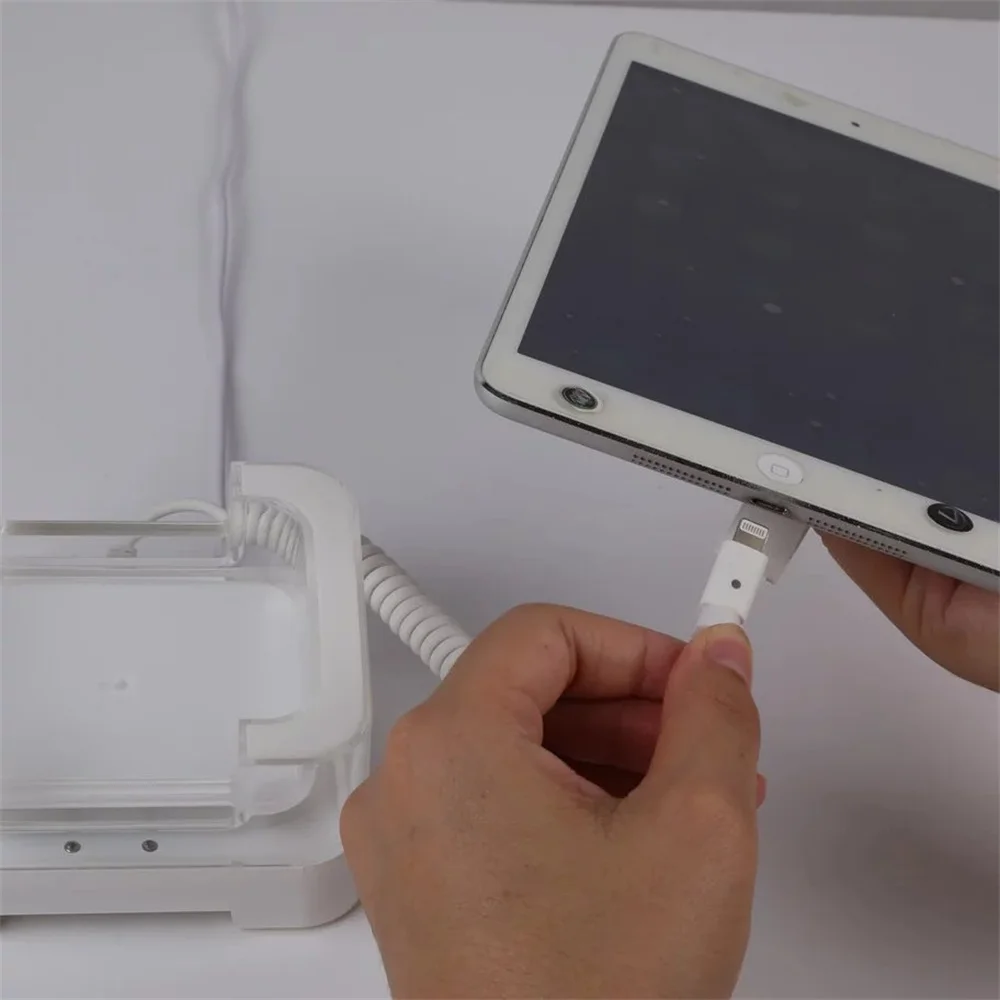 Anti-Roubo Display Stand para Tablet, Retail Segurança, Alarmante e Carregamento