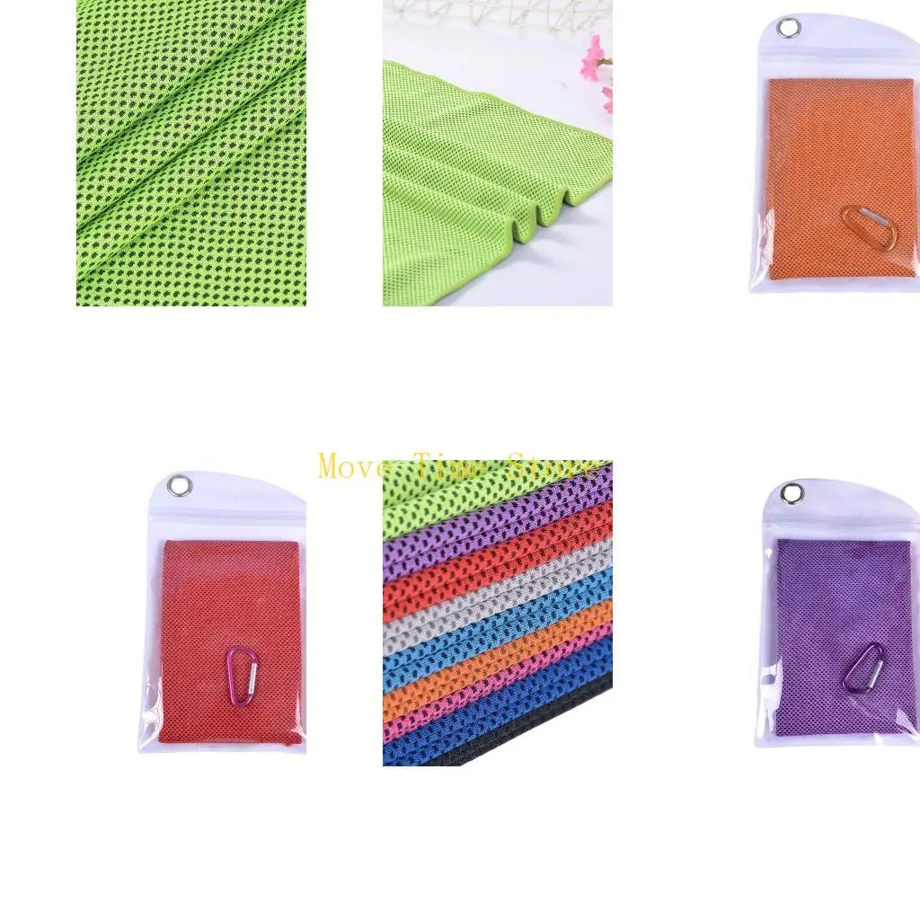 

92ME Permeable Chill Neck Wrap Heat Sports Travel Moisture Wicking Sweat Towels