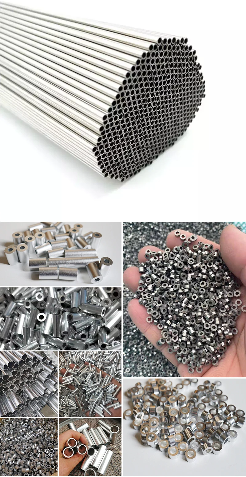 Aluminium rohr 1,5mm Dicke 4-32mm oder gerade 300mm 500mm lang, rundes Aluminium legierung srohr – Detail 7
