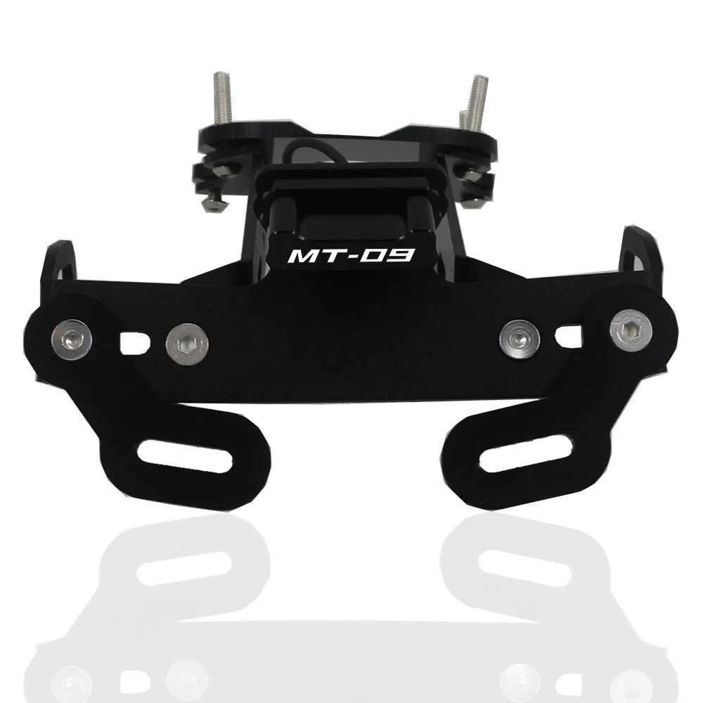 NEW For Yamaha MT09 MT-09 21-22 years modified license plate holder, short tail bracket, license plate holder with light