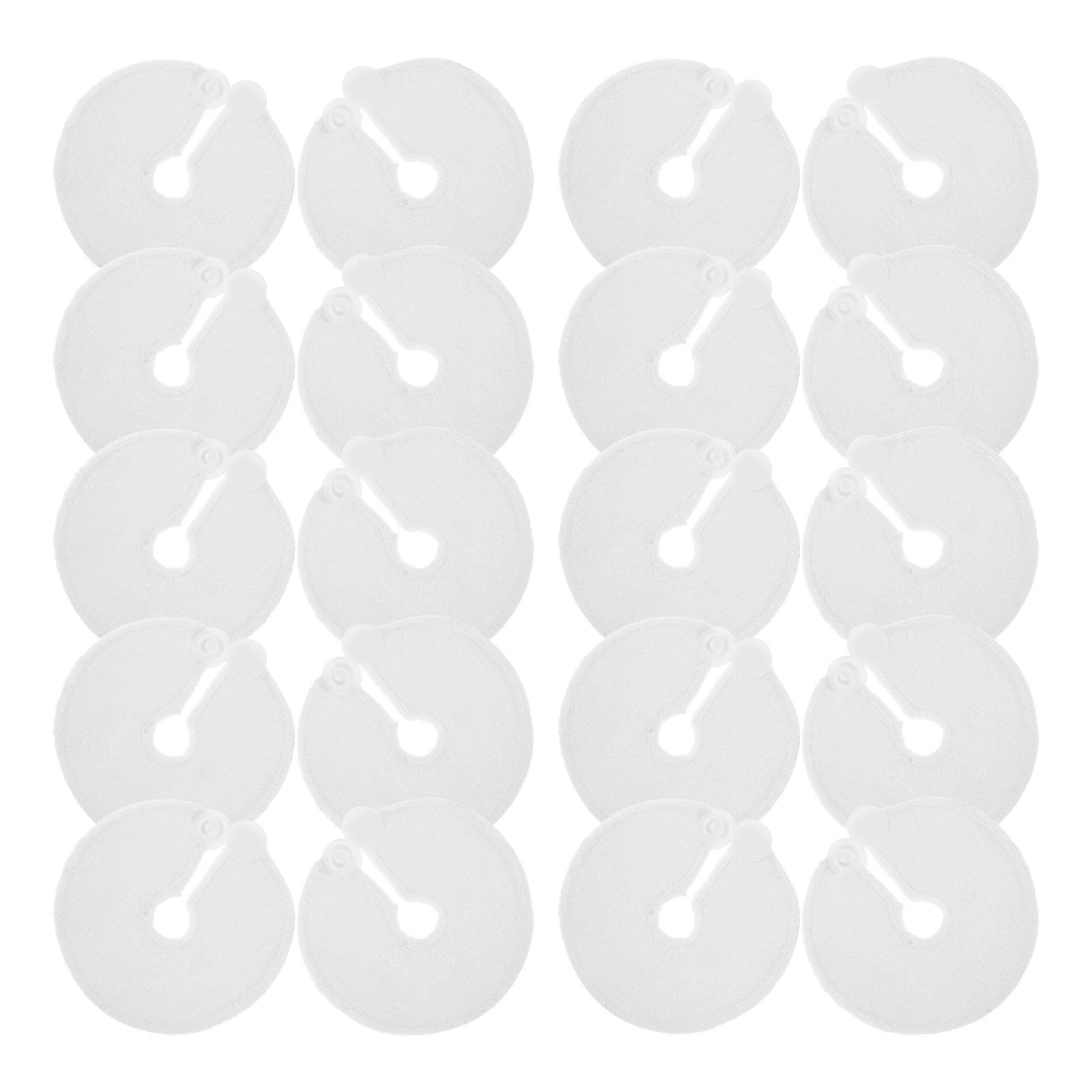

28pcs Microfiber Cotton Feeding Tube Support Pads Ultrafine Fiber Reusable Absorbent Abdominal G Tube Care Pads Holder