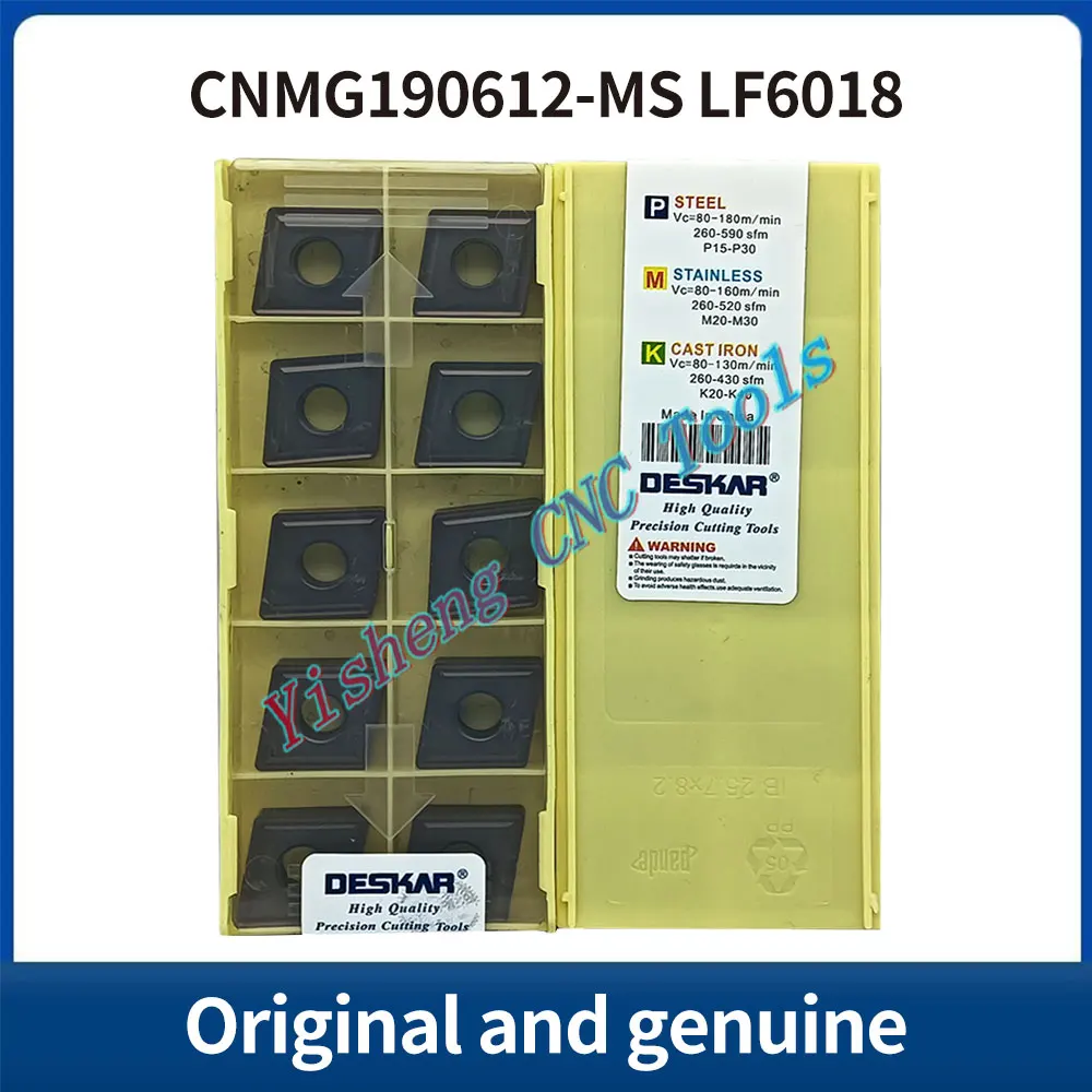 

DESKAR 100% Original CNMG190612-MS LF6018 indexable threading carbide insert