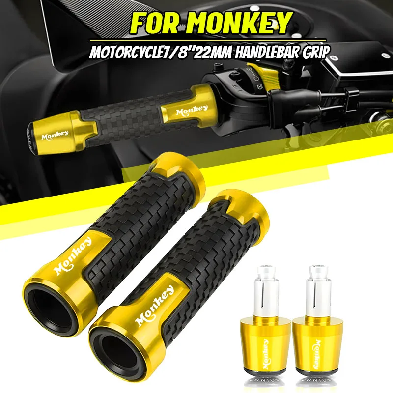 For Monkey 125 Z125 Z 125 Z120 Monkey125 2018-20025 2026 CNC Handle Bar Handlebar Grips Cap End handle Plugs cap Accessories