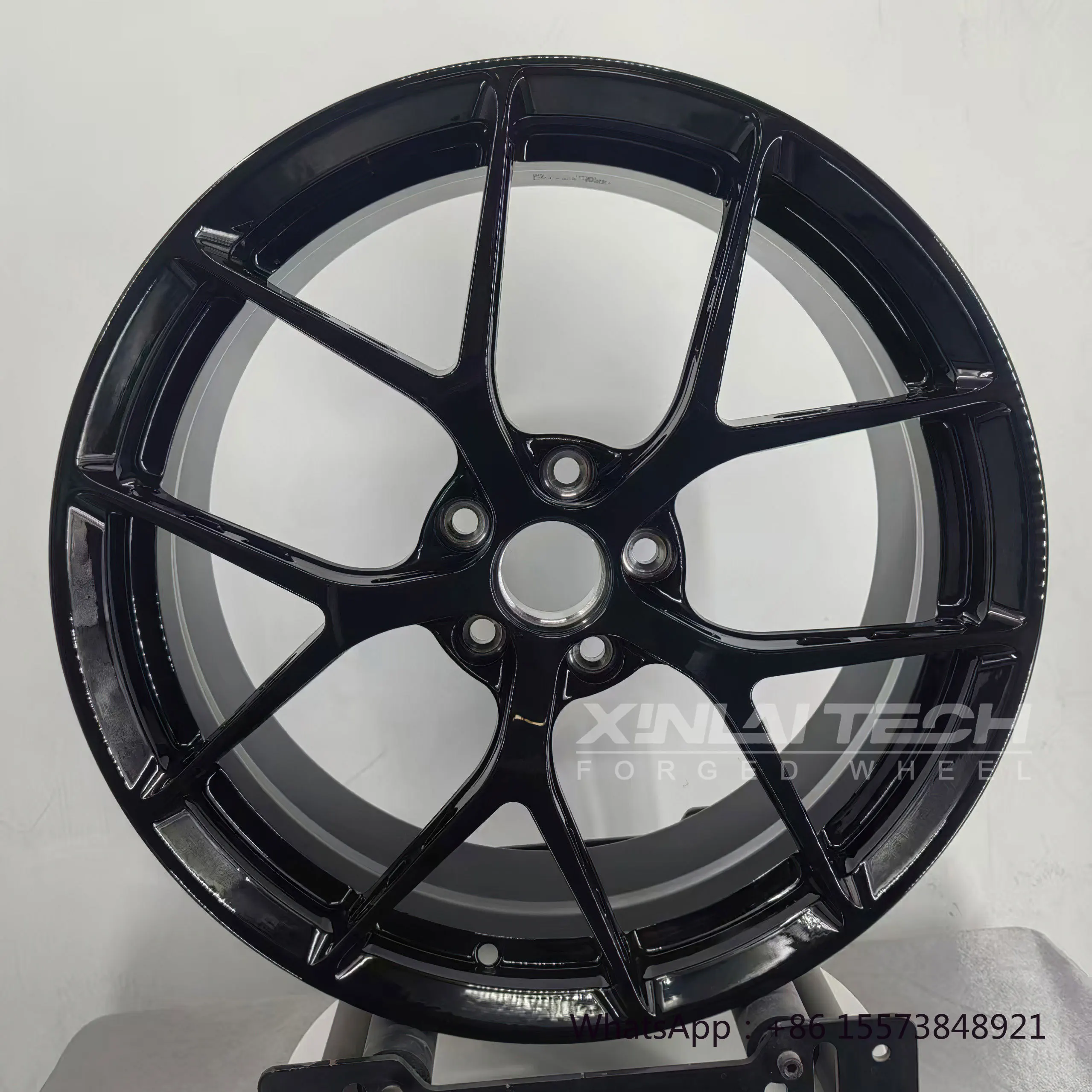 

5x114.3 5x120 5x112 Monoblock 1-piece Gloss Black Custom Forged Wheels for A6 A7 M3 M4 M5 M8