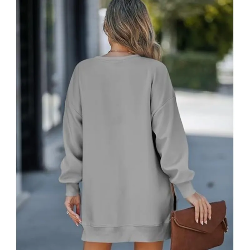 Fall Winter Sweatshirt Blouses For Women New Long Sleeve Loose Zipper Hoodies Tops Fashion Casual Solid Sports Women's Clothing