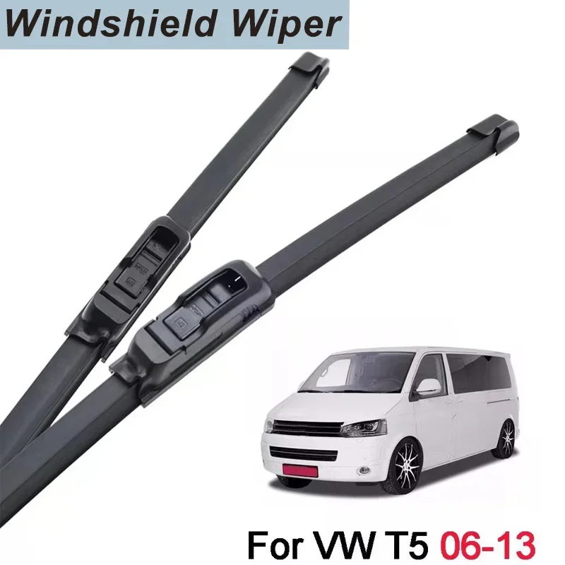 2Pcs Front Windscreen Wiper Blades Set For VW Transporter Multivan California Caravelle T5 2007 2008 2009 2010 2011 2012
