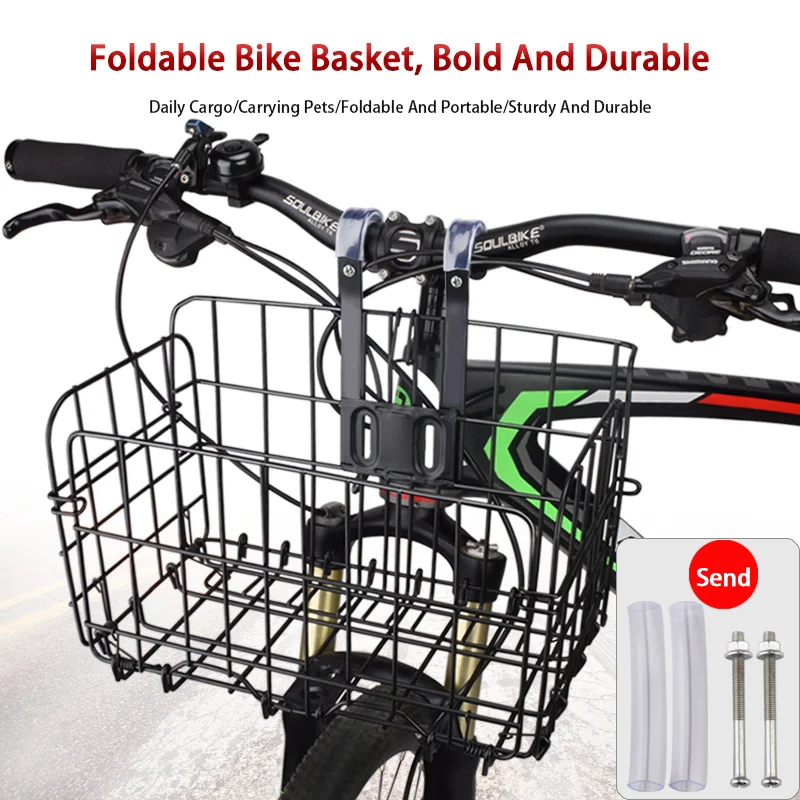 Bicycle Folding Metal Wire Bas - Mountain Biking Bag review and price