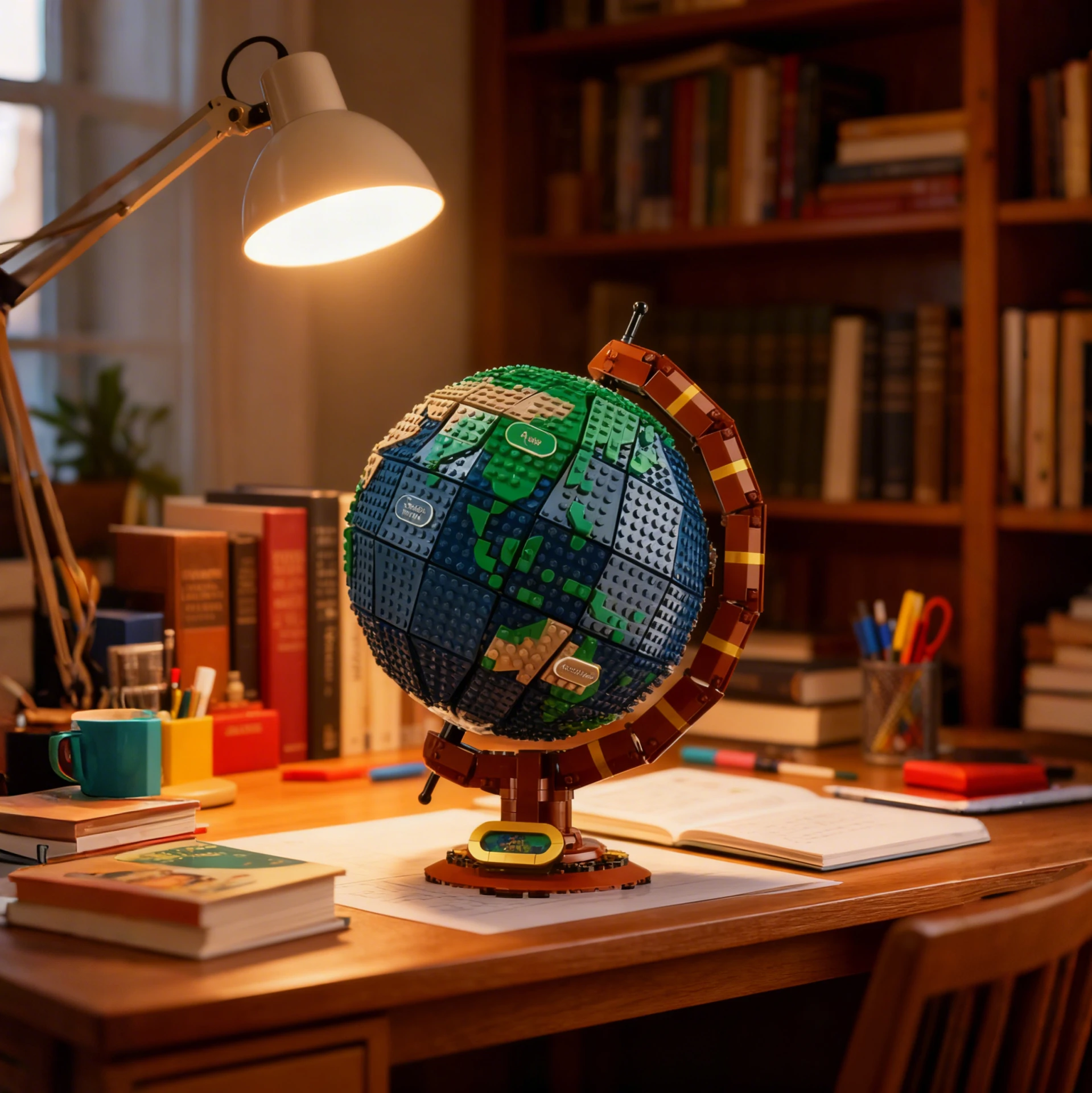 

НОВЫЙ MOC 2585 шт. модель глобуса высокой сложности технология для взрослых детали строительный блок для рождественского подарка на день рождения 21332