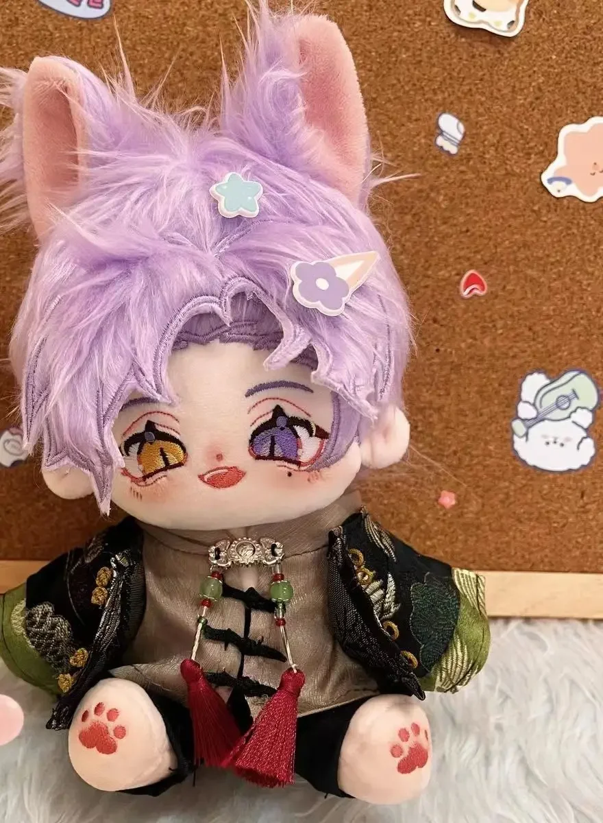 Juego de peluche NU:Carnival JiuNotte, cuerpo de muñeco de peluche con esqueleto, juguete de dibujos animados para niños, regalos, adorno