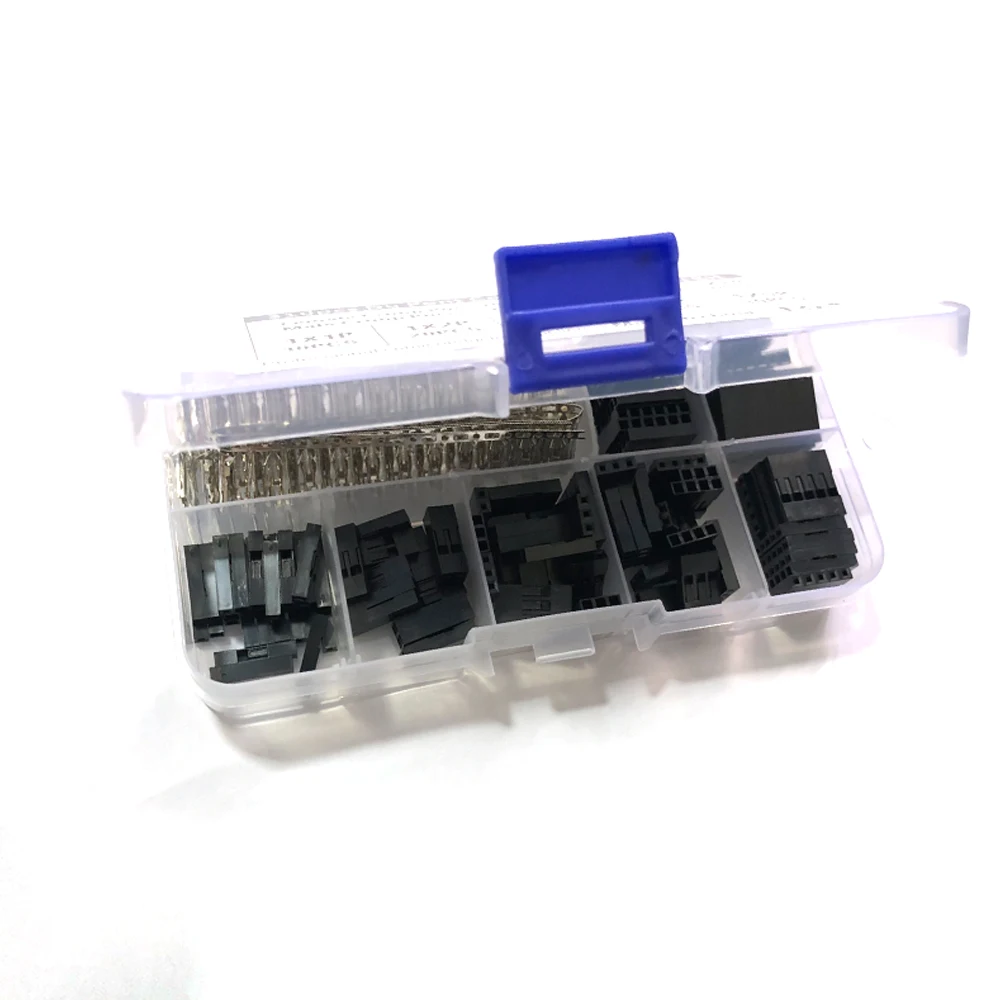 310Pcs Dupont Connector 2.54MM Cable Jumper Wire Pin Header Housing Kit Male Crimp Pins+Female Terminal