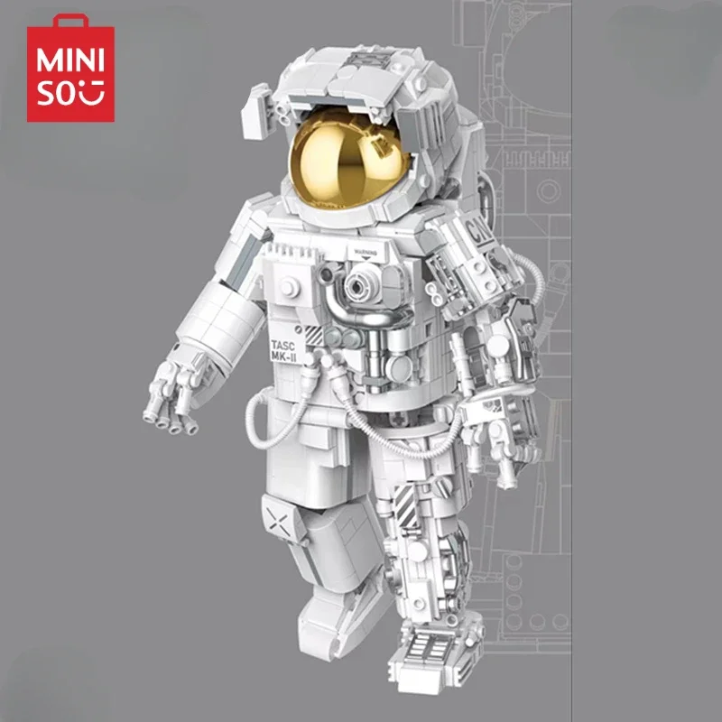 MINISO Building Blocks Breaking Dawn Series Astronaut Collector's Edition Puzzle Piece Desktop Decoration Birthday Gift Toy