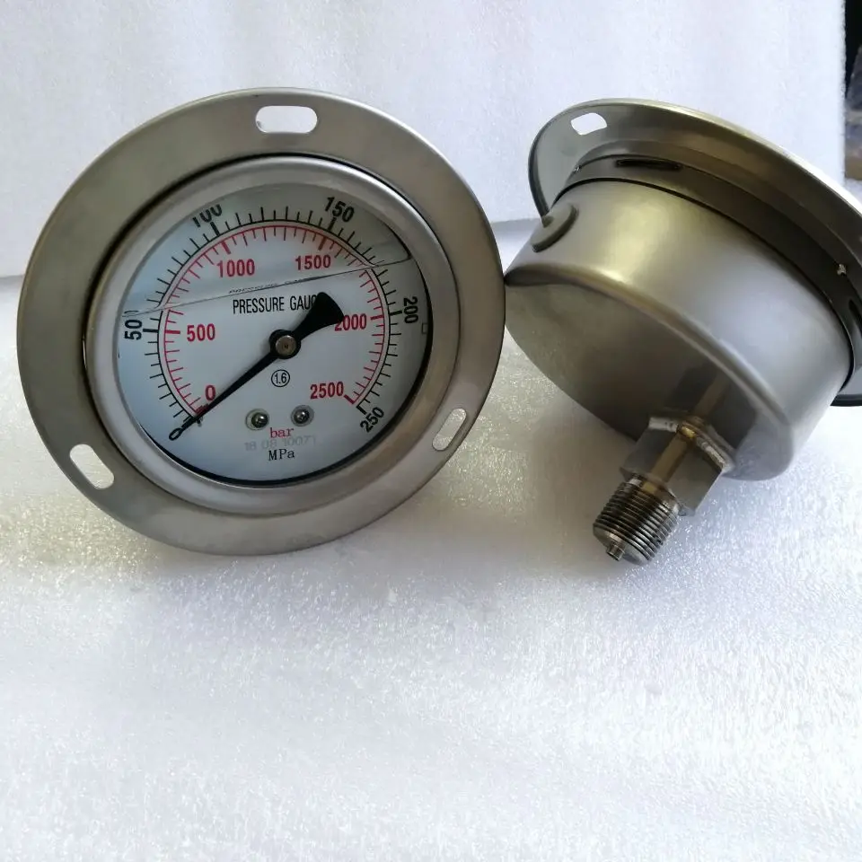 High Quality Common Rail Test Bench Oil Pressure Gauge Meter 2500bar