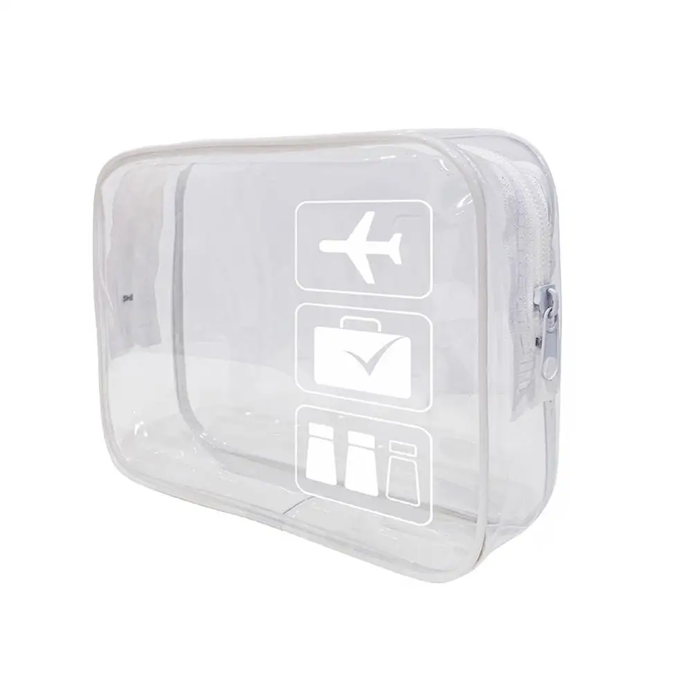 Transparent Cosmetic Bag PVC Waterproof Cosmetic Bag Box Multi-function Bag Cosmetic Pouch Travel Toiletry Handbag Tool Sto C8T5