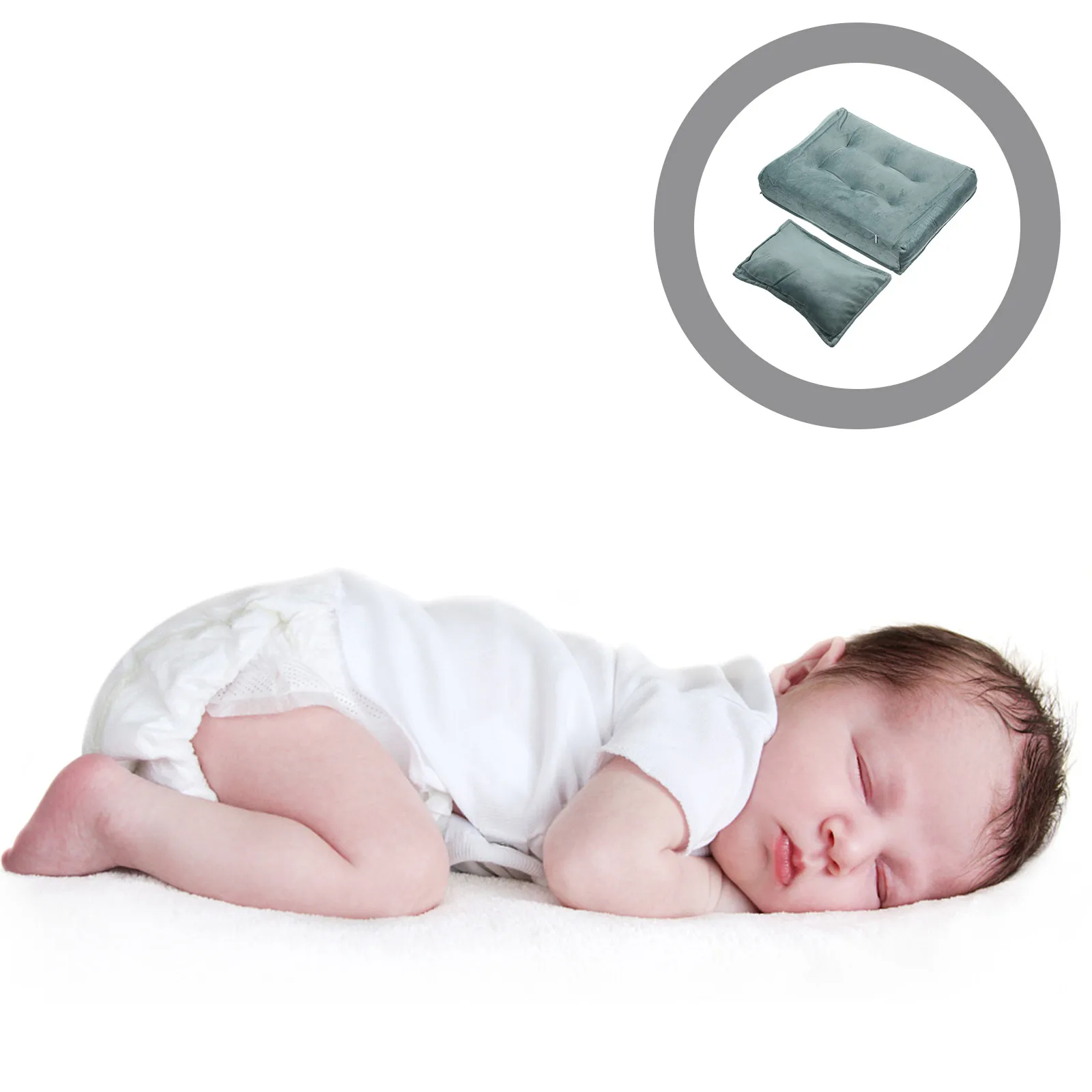 1set-mini-mattress-and-pillow-baby-photo-prop-set-for-newborn-photography-safe-soft-decorative-stylish-compact-artistic-props