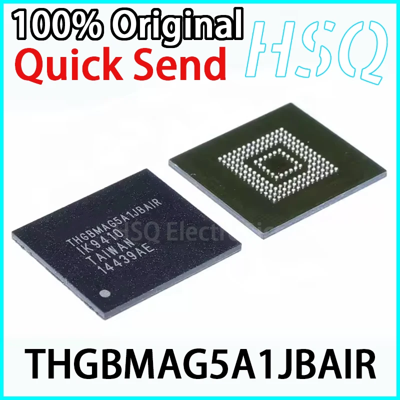 1PCS New Original THGBMAG5A1JBAIR BGA153 EMMC Font Library Memory IC