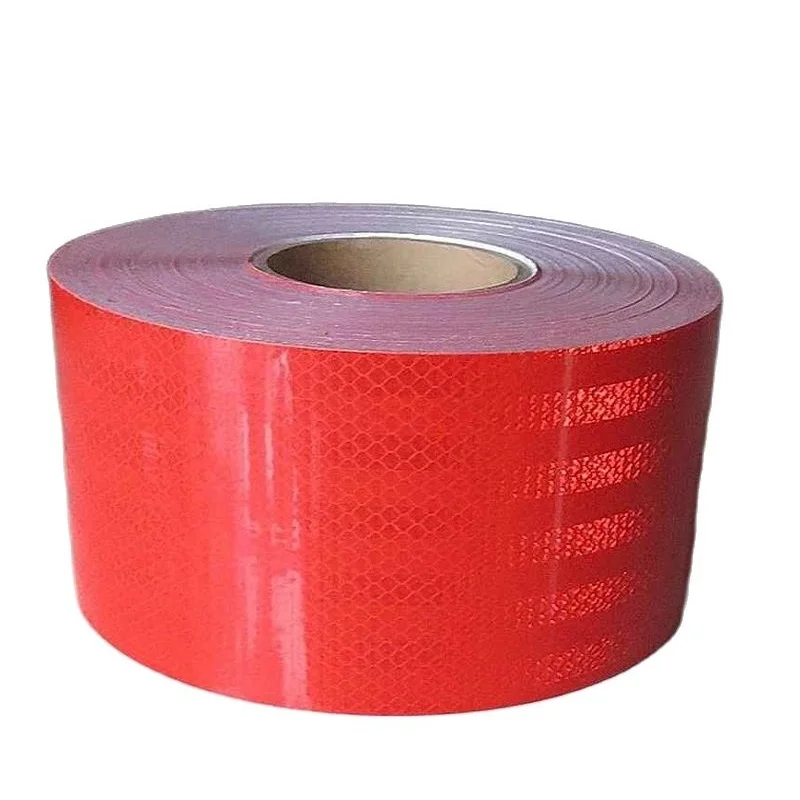 10CM Super Self-Adhesive PET Super Reflective Warning Safety Tape Truck Road Traffic Construction Site Floor Wall Warning Strip