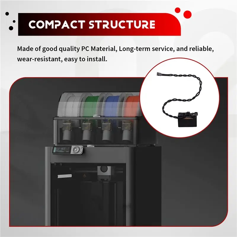N34R-For Bambu Lab Right Vortex Flow Loop Compatible 3D Printer Parts- H2C Models Included