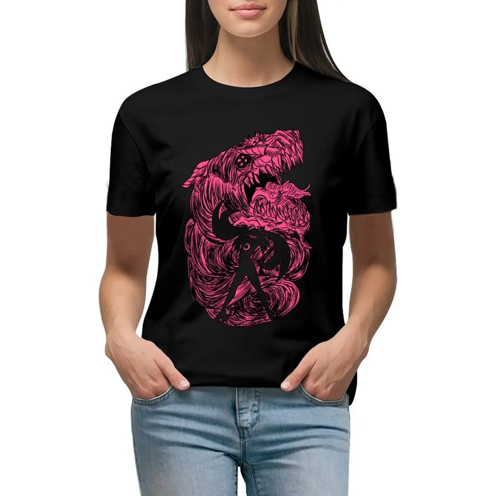 Bayonetta: Gomorrah Summon T-Shirt aesthetic clothes funnys summer top western t shirts for Women