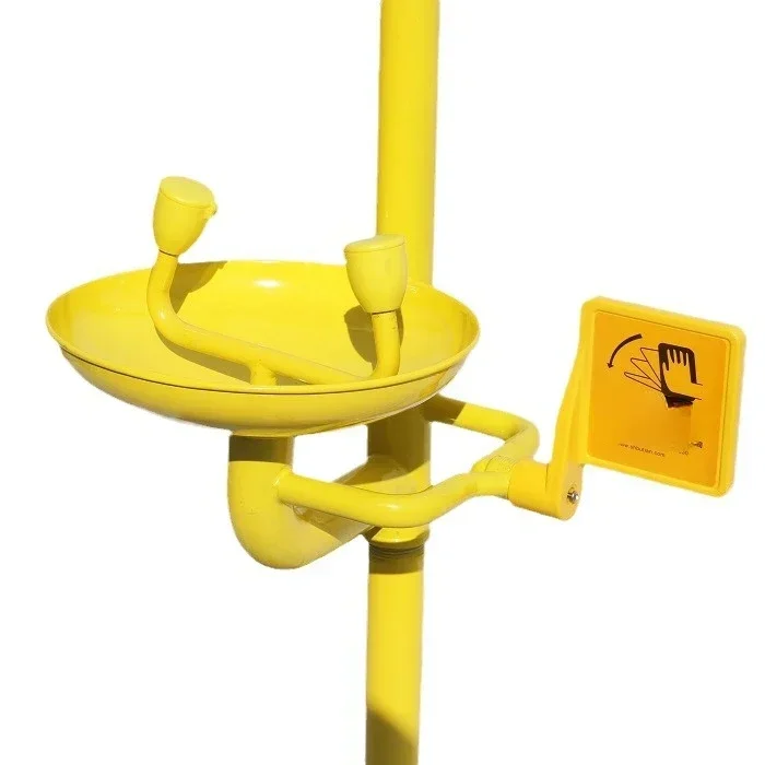 

Hot sales Composite eyewash made of carbon steel and coated with ABS, emergency spray eyewash BTF11C