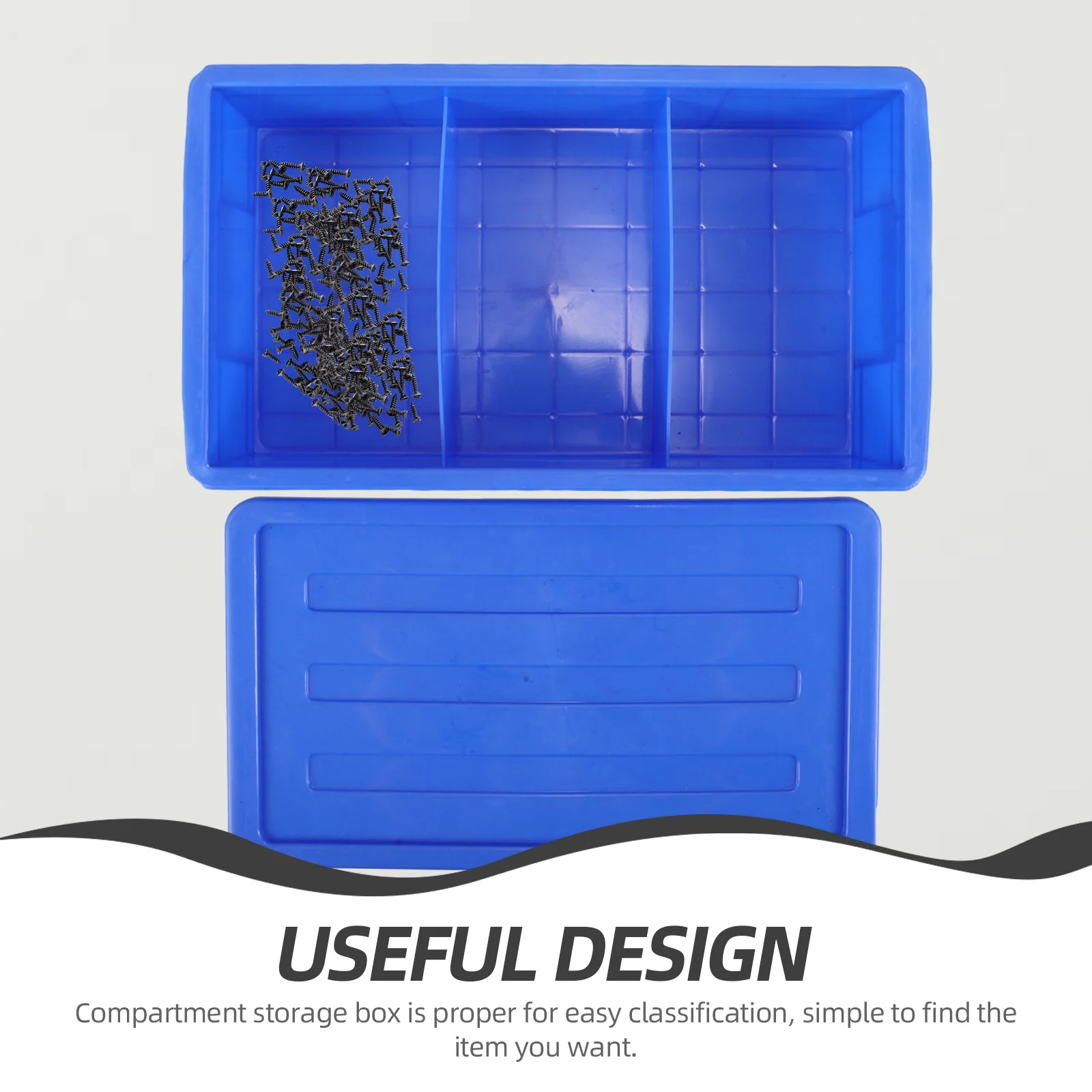 

1 set 1 Set Divider Box Small Parts Organizer Screw Storage Case Multi Grid Hardware Box Large Capacity Portable Plastic Tool