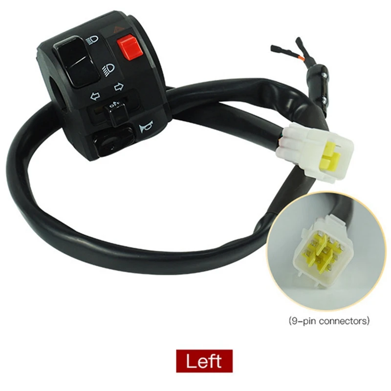 22Mm Motorcycle Switches Horn Button Turn Signal Switch Electric Fog Lamp Light Start Handlebar Controller Switch