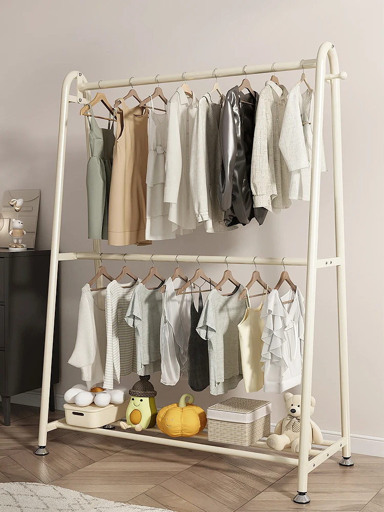 

Simple Portable Floor Clothes Drng Ra Bedroom Clothes Storage Ra Indoor Room Clothes Hanger Carbon Steel Material