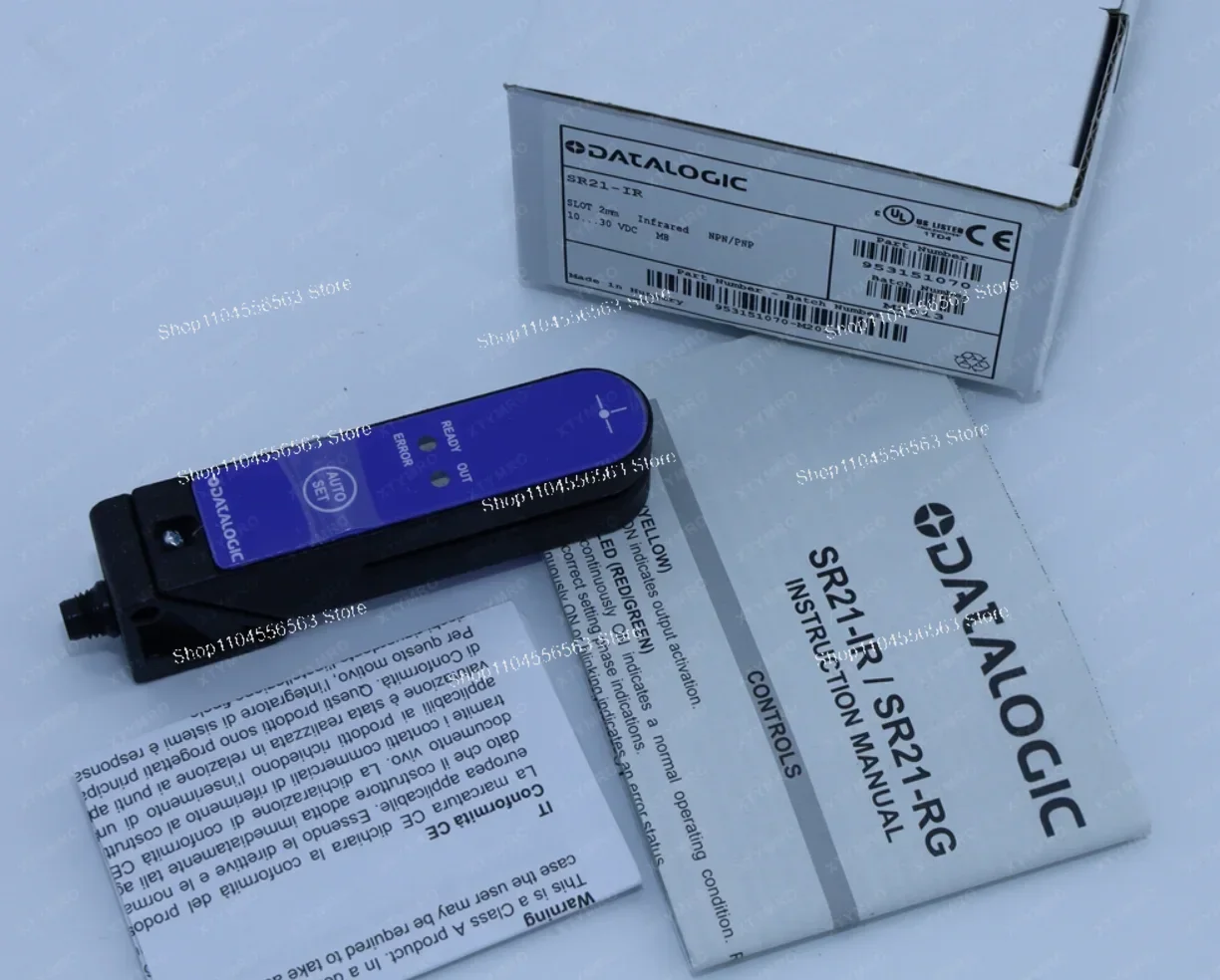 مستشعر الاختبار الأصلي المستورد الجديد، ملحقات وضع العلامات من الألياف SR21-IR Datalogic Spot