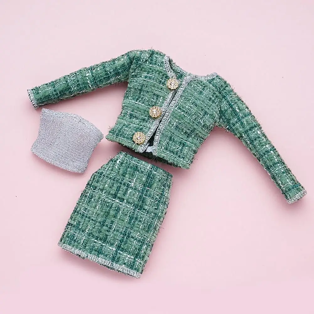 1 Set Mode Puppe Zubehör DIY Mädchen Kleidung Elegante Mantel Puppen Rock Casual Wear