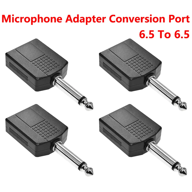 

5/20PCS 6.35MM 6.5MM Dual Jack Headphone 1/4" Mono Audio Jack Plug Adapter Male to Female Microphone Y Splitter Converter