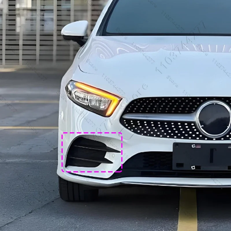 For 2019-2022 Chassis W177 Mercedes Benz A Class Front Bumper Outer Grille Cover 1778858300 1778858400