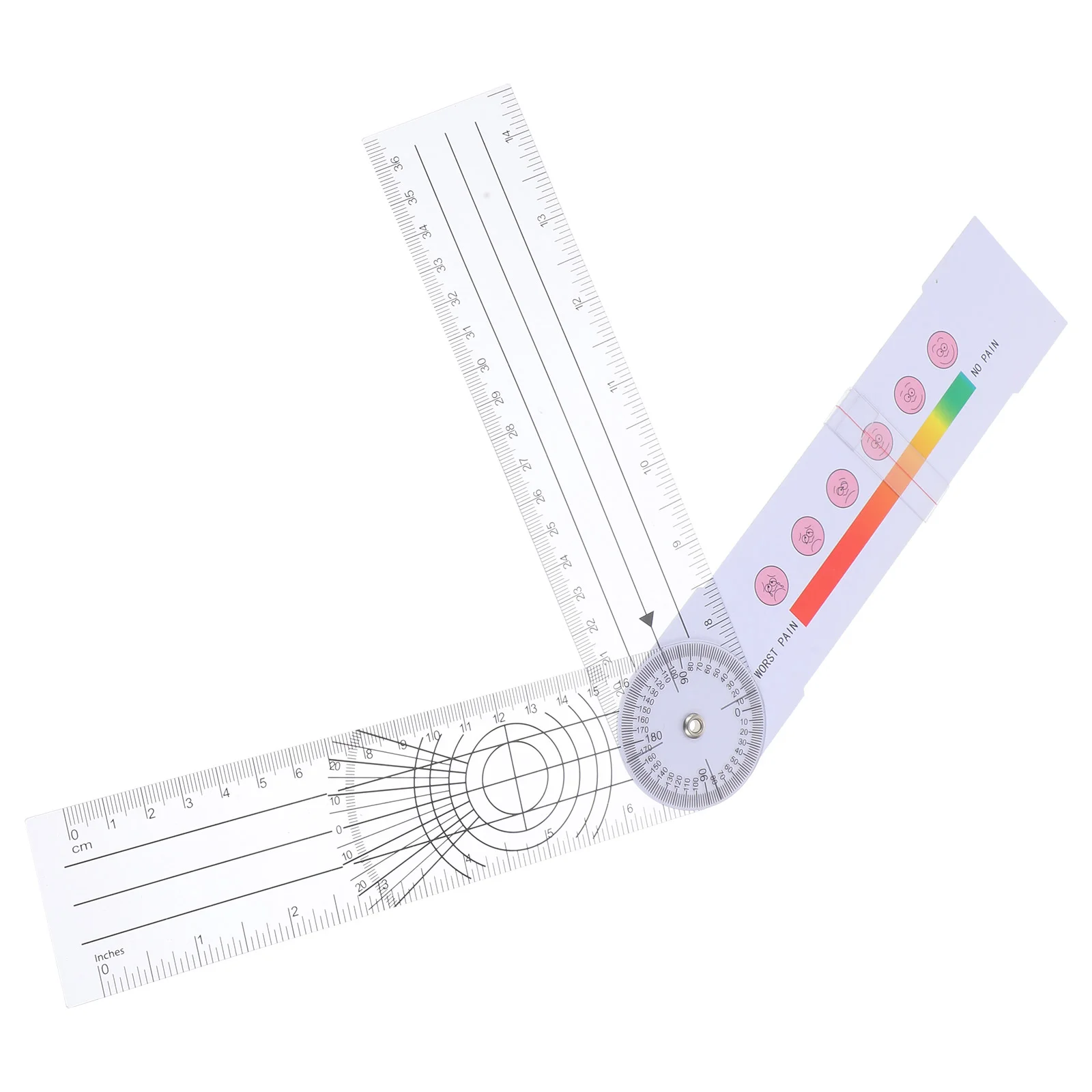 Goniometer Orthopedic Angle Ruler for Body Measuring Tools Portable Measurement Degree