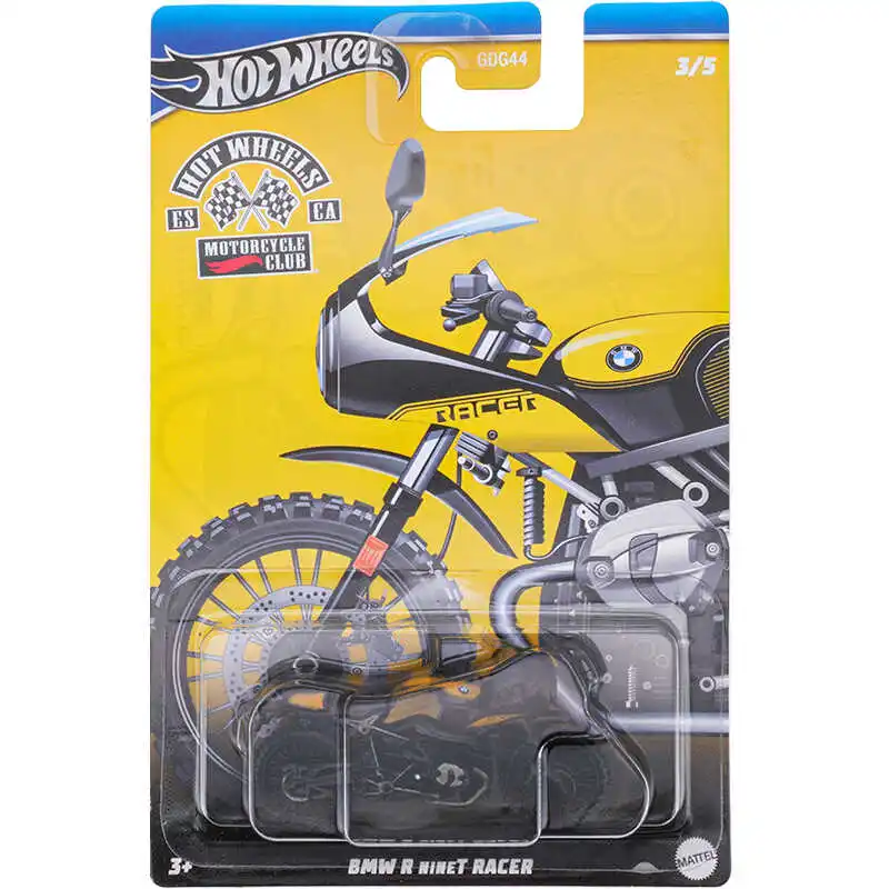 Mattel Hot Wheels Car Motorcycle Club BMW R NINET RACER Diecast 1/64 Toys for Boys Vehicles Models Birthday Gift