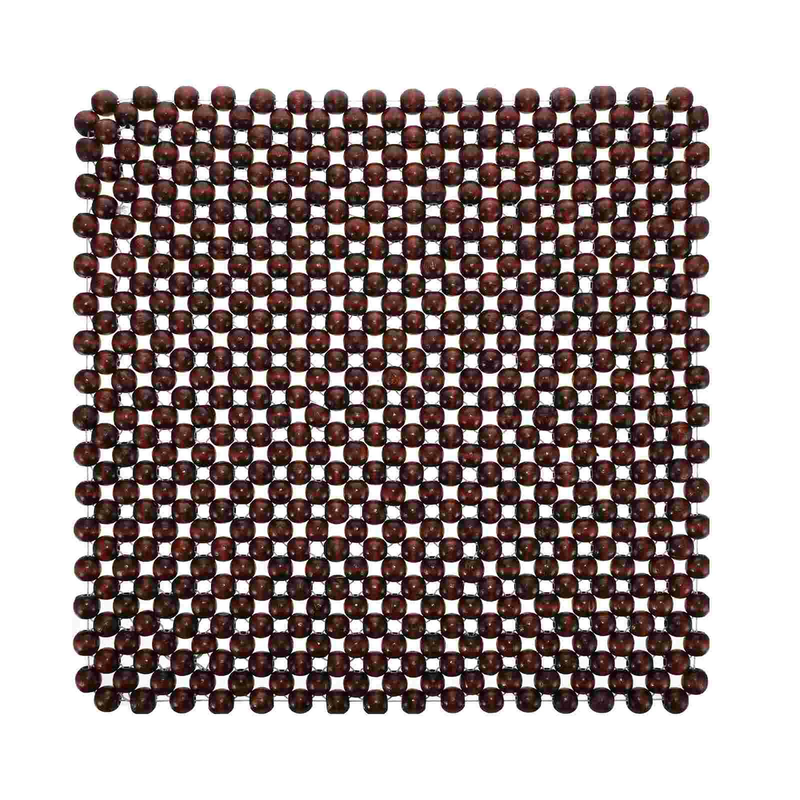 

Car Wooden Bead Cushion Beads Beaded Seat Pad Cover Universal Coffee Comfortable Cushions