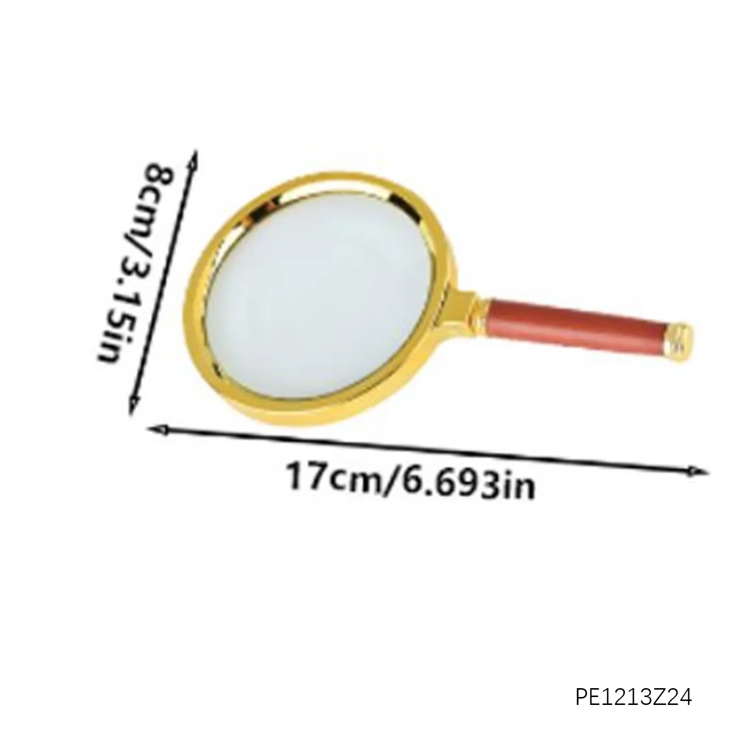 PESENAR lata 20. odzież retro akcesoria Lupa detektywa