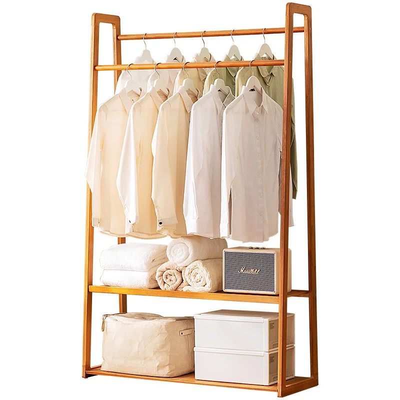 

Coat rack Floor-to-ceiling household hanger Floor rack for hanging clothes Bedroom vertical pole type simple