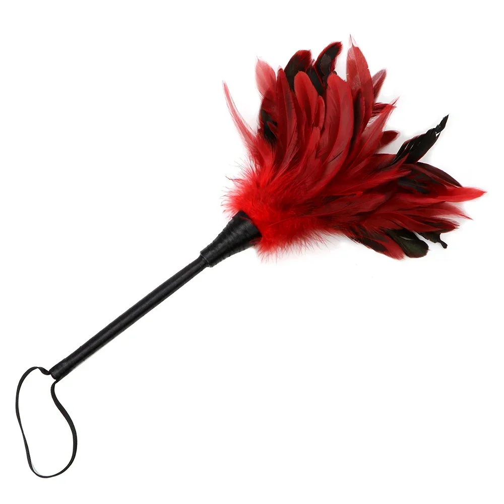 Fouet de plumes pour amoureux, massage du corps entier, démangeaisons, sexe, jeu de flirt, bdsm, fessée, reliure, jeu de passion, accessoires de jouets sexuels