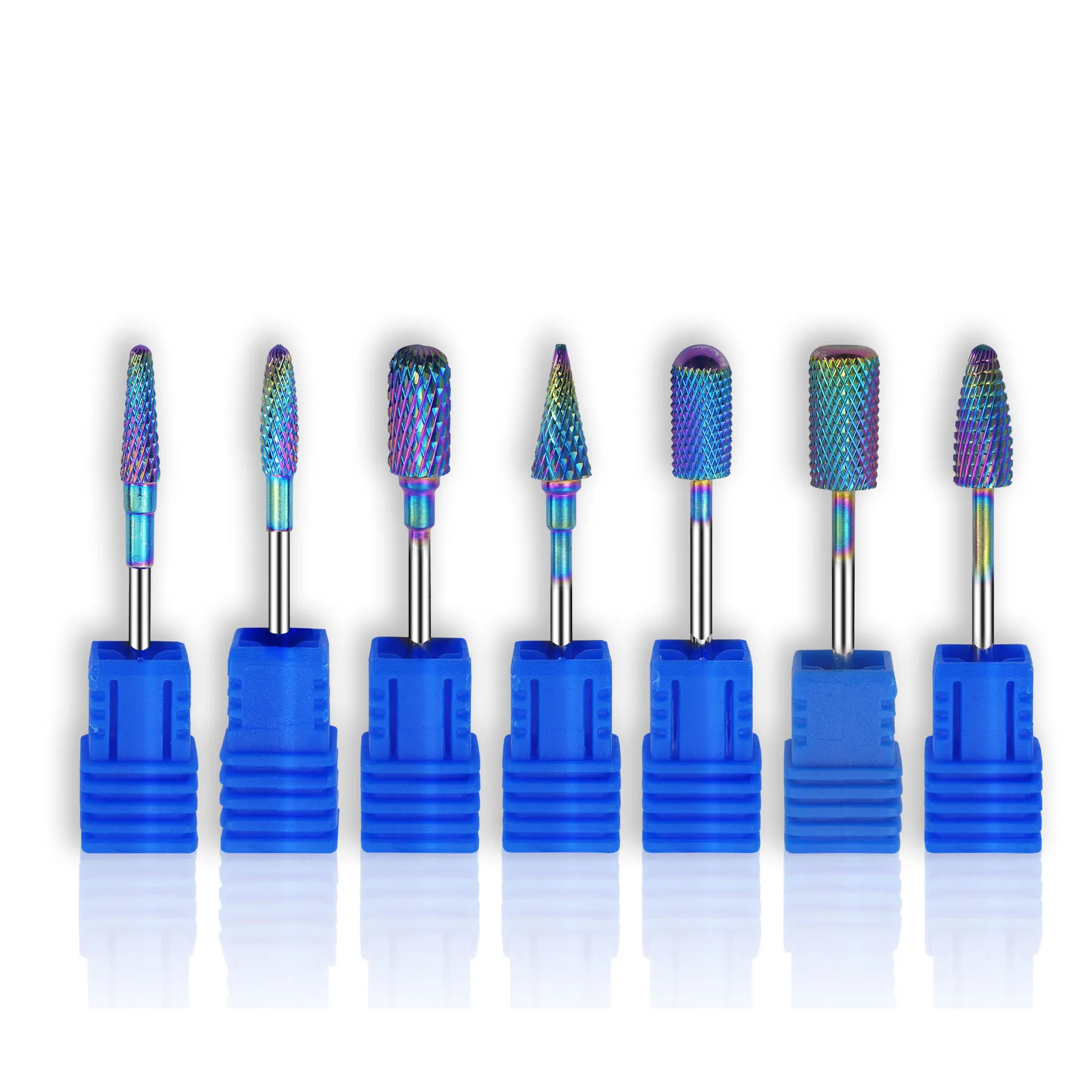 1 قطعة المهنية كربيد التنغستن مسمار مجموعة لقمة مثقاب 3/32 ''شكل مخروطي علوي ل كفاءة مانيكير باديكير قطع هلام إزالة الأظافر #3