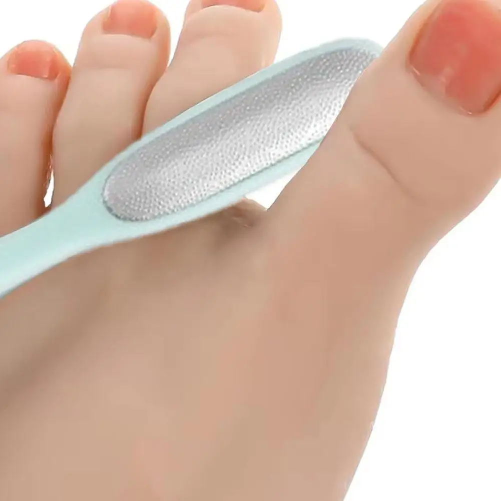 3D Curved Foot File Dead Skin Callus Remover Ergonomic Handle Pedicure Tool For Toe Between Fingers Exfoliating Foot Care