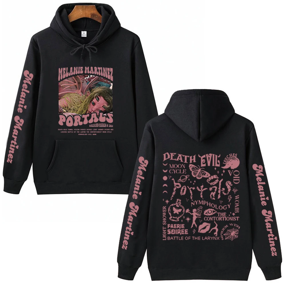 2023 Hot Melanie Martinez Portals Hoodie Long Sleeve Pullovers Unisex Hip Hop Clothes