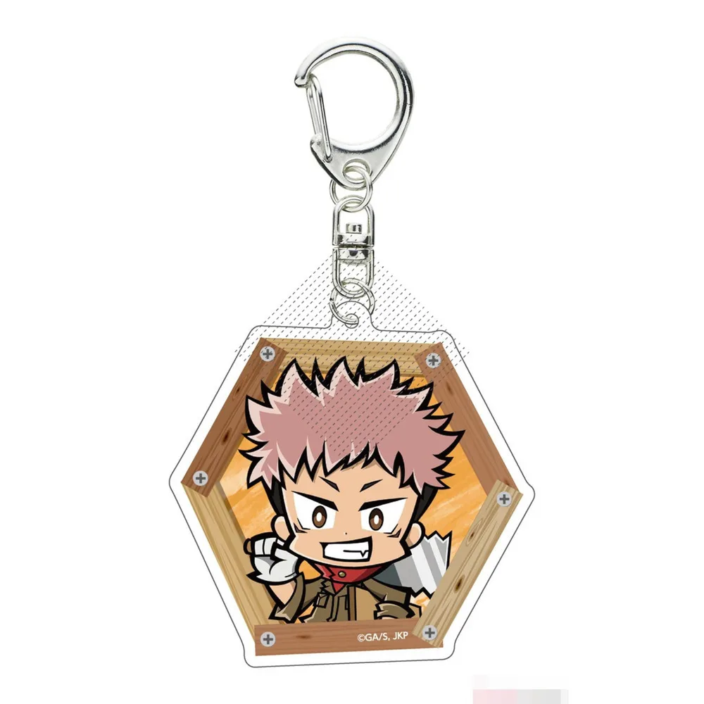 Anime Kugisaki Nobara Zenin Maki Gojo Satoru Keychain Doll Game Fushiguro Megumi Yuji Itadori Acrylic Keyring Pendant For Gift