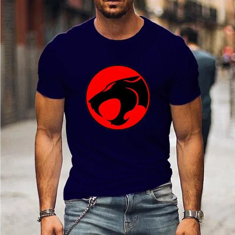 Unisex Cartoon Anime Thundercats T Shirts Men 3D Print Fashion T-shirt Girl Oversized Harajuku Kids Top Tees Clothing Streetwear