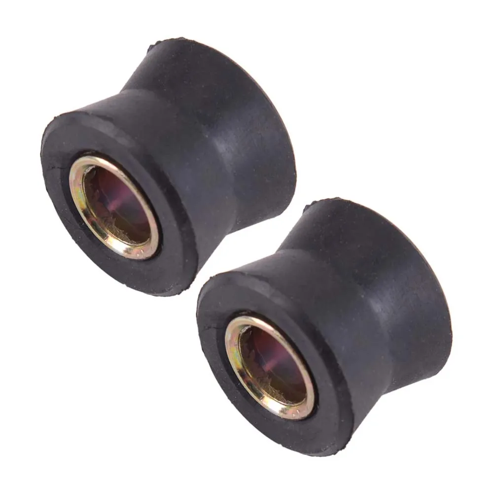 NEW  Quality 4pcs Black Rubber 10mm Motorcycle Bike Rear Shock Absorber Bush Spare Part Fit For Dual Sport Off-Road Street